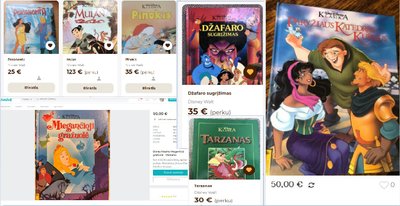 „Disney klasikos“ knygos