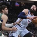 Prieš čempionus – 9 Buzelio taškai, Valančiūnas mače prieš „Bucks“ kilo nuo suolo