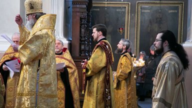 Sostinėje – atsisveikinimas su buvusiu Vilniaus ir Lietuvos metropolitu Chrizostomu