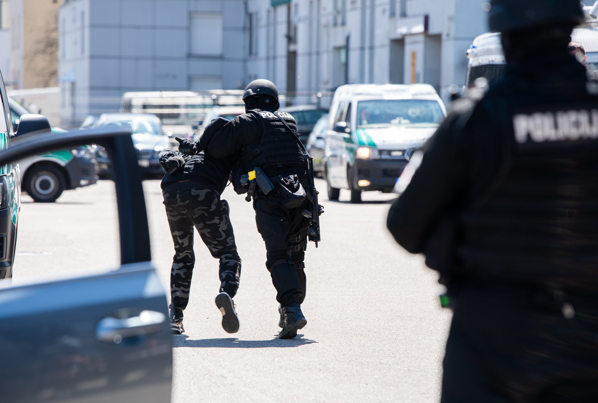 Drunk man resists police in Panevėžys, injuring officer