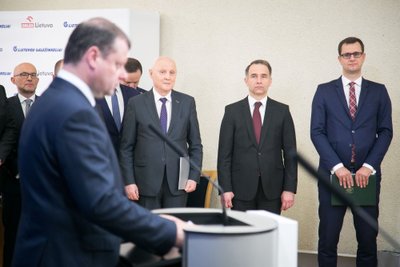 Saulius Skvernelis, Wojciechas Jasinskis, Rokas Masiūlis, Mantas Bartuška