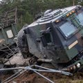 В Швенчёнском районе перевернулось военное транспортное средство, пострадали двое военнослужащих