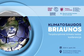 Klimatosaugos briaunos: tarpdisciplininė klimato kaitos konferencija