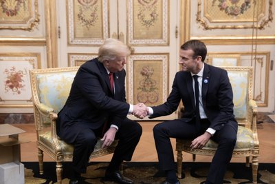 Donaldas Trumpas, Emmanuelis Macronas