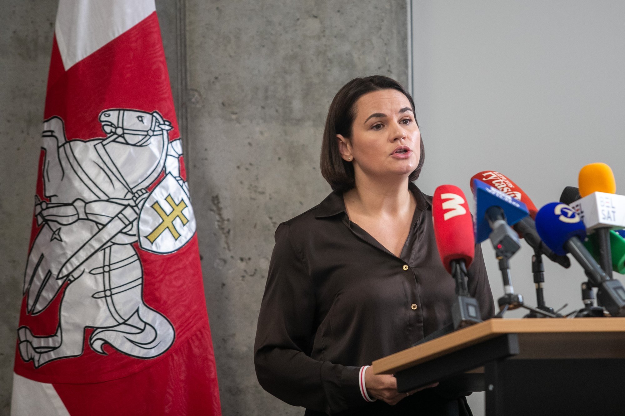 Tsikhanouskaya’s office had suspended activities in Lithuania