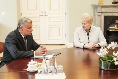 Dalia Grybauskaitė ir Rimantas Sinkevičius