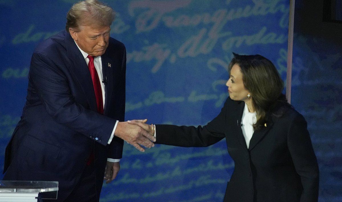 Donaldas Trumpas ir Kamala Harris