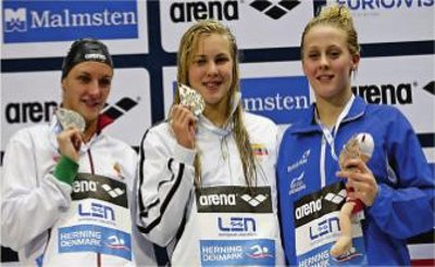 Katinka Hosszu, Rūta Meilutytė ir Sobhan-Marie O'Connor