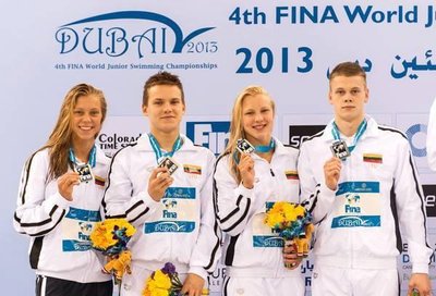 Eva Gliožerytė, Povilas Strazdas, Rūta Meilutytė ir Danas Rapšys