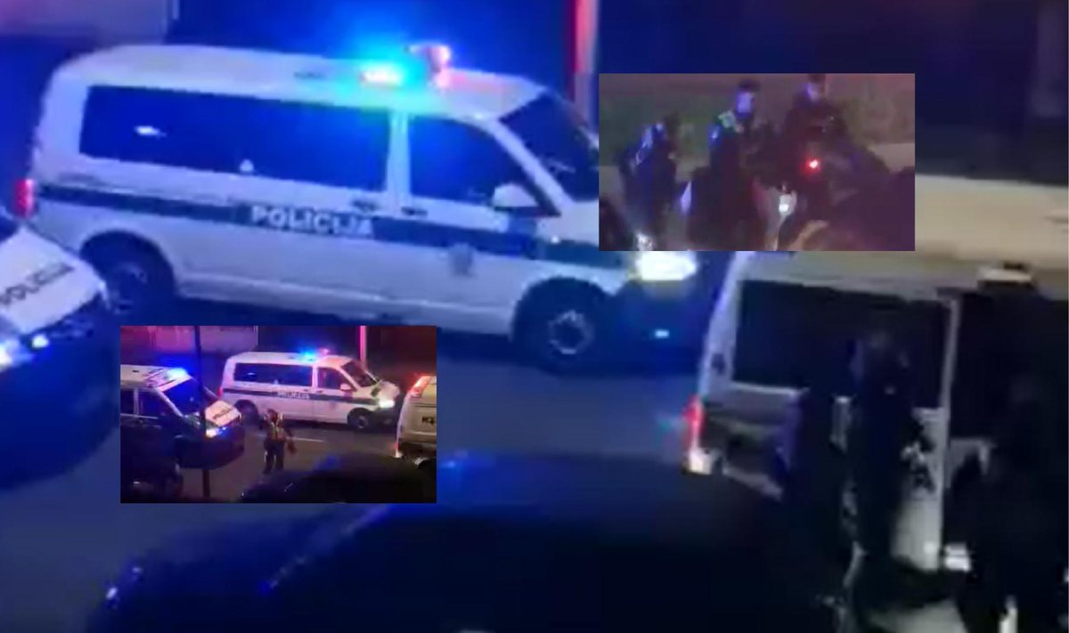 Kaune žmonės užfiksavo policijos operaciją 