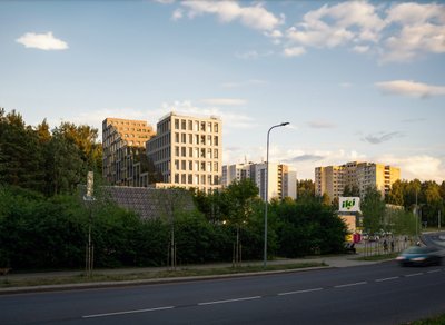 Vilniaus universitetas Saulėtekyje planuoja penkis naujus bendrabučius