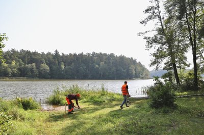 Gulbino ežero pakrantė atveriama visuomenei