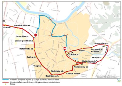 Autobusų maršrutų pakeitimai // SĮ „Susisiekimo paslaugos” nuotr.