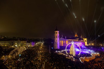 Vilniaus Kalėdų eglės įžiebimas