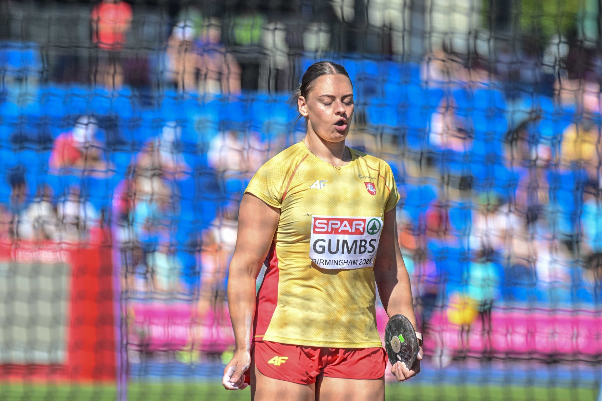 Discus Thrower Cites Tension After Disappointment at European Championships; Sprinter Also Struggles