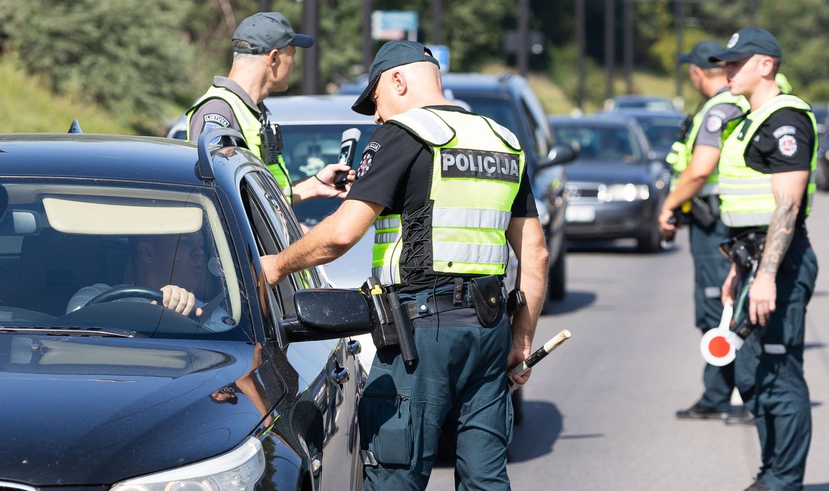 Policijos reidas Vilniuje