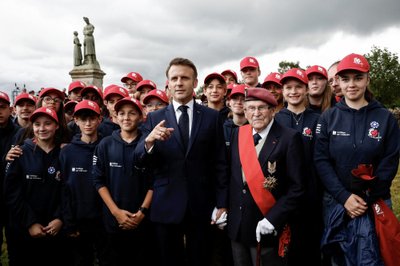 Prancūzijos prezidentas E. Macronas pradėjo D dienos renginius