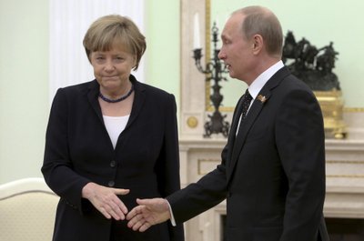 Angela Merkel, Vladimiras Putinas