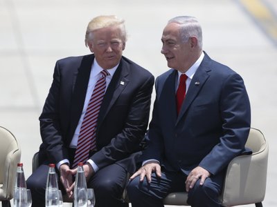 Donaldas Trumpas ir Benjaminas Netanyahu