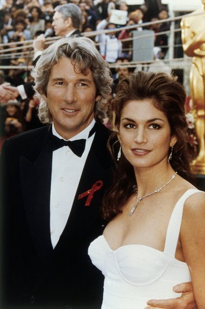 Richardas Gere'as ir Cindy Crawford 1993 metais