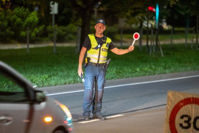 Vairuotojų blaivumo patikrinimas Vilniuje