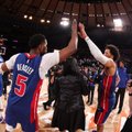 „Celtics“ ir „Pacers“ uždarė serijas, „Pistons“ išgyveno, o „Nuggets“ išsiveržė į priekį