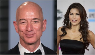 Jeff Bezos ir Lauren Sanchez 