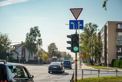 J. Basanavičiaus–Beržų gatvių sankryža / Živilės Večiorkutės nuotr.