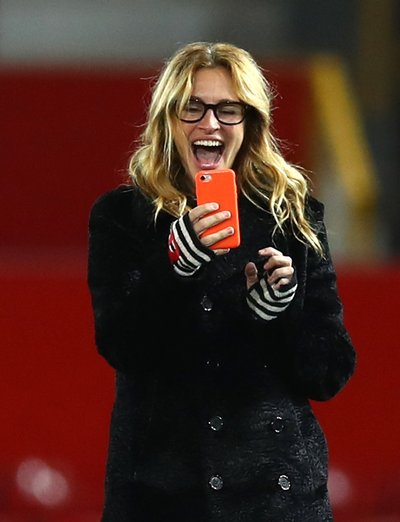 Julia Roberts "Old Trafford" stadione