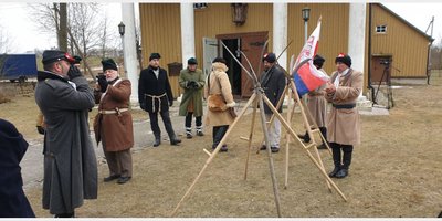 Paberžės muziejuje filmuotas filmas // Bistrampolio dvaro nuotr.