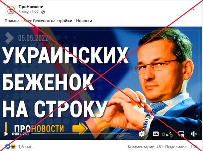 Фейк: польские власти будут заставлять беженок из Украины работать на стройках