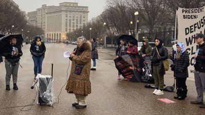 Protestas prie Baltųjų rūmų