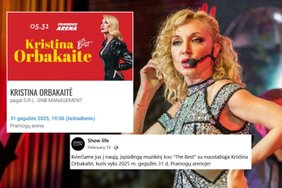 Kristinos Orbakaitės koncertas Vilniuje kelia aistras, sureagavo ir jos tėtis Mykolas Orbakas