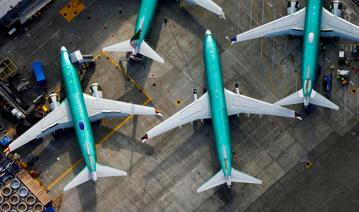 Boeing 737 MAX lėktuvai