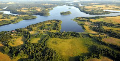 Sartų ežero panorama