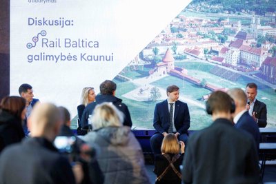 „Rail Baltica“ informacijos centro atidarymas Kauno geležinkelio stotyje