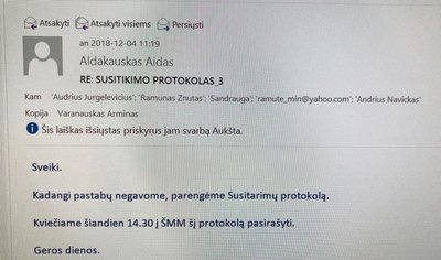 Elektroninio laiško kopija