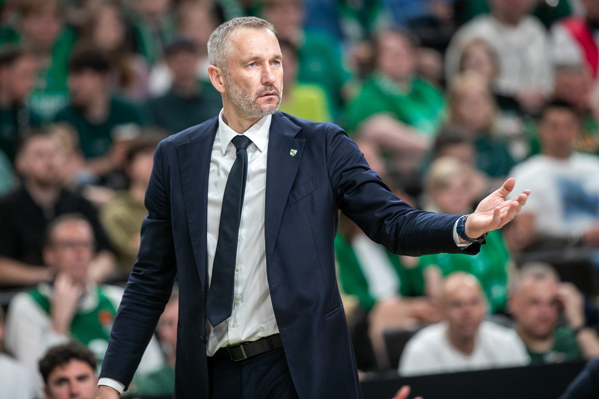 Žalgiris Coach Tomas Masiulis Discusses Valančiūnas and Newcomer After LKL Title Win