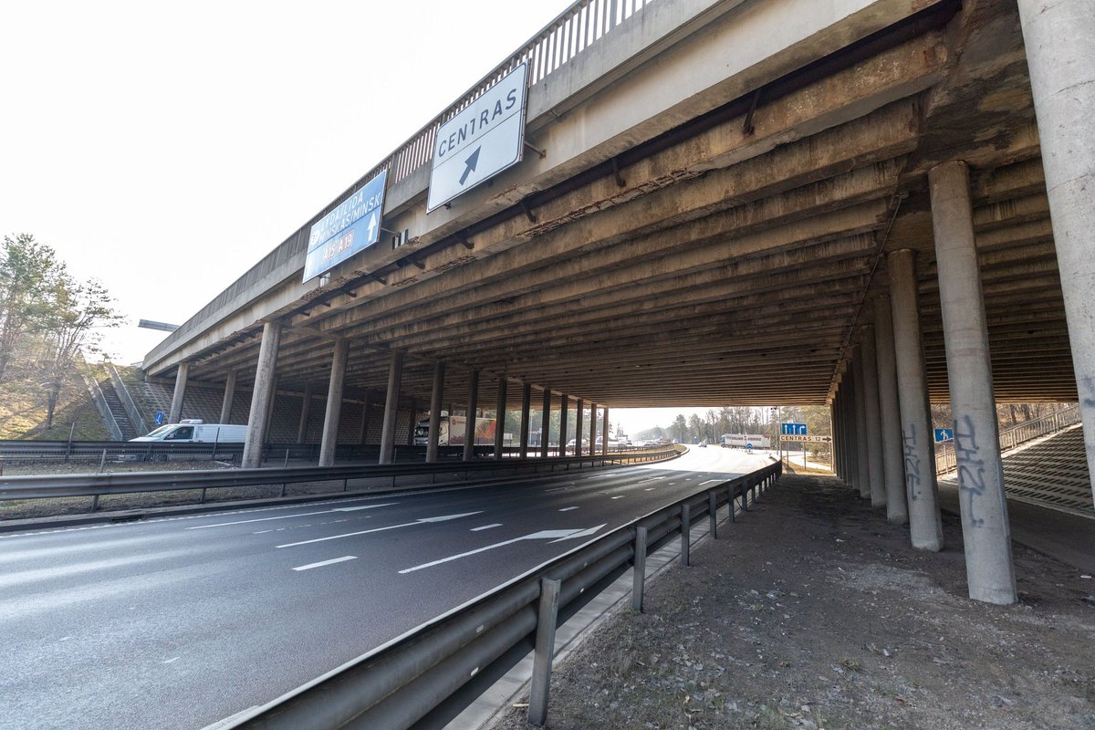 Reconstruction of Gariūnai overpass begins in Vilnius