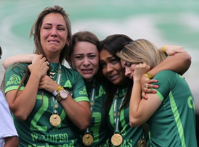 "Chapecoense" katastrofos aukų artimieji