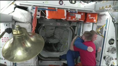 Į TKS atvyko erdvėlaivis su astronautais iš Rusijos ir JAV