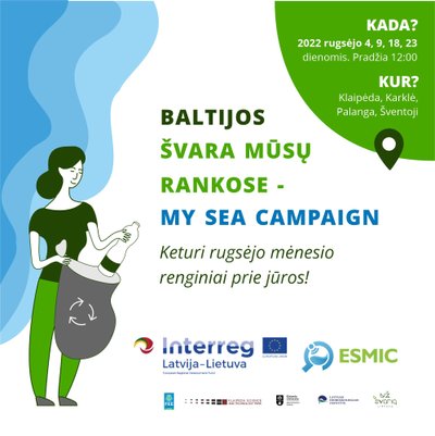 Paplūdimių švarinimo ir švietėjiška iniciatyva „My Sea Campaign“.