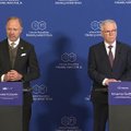 Finansų ministerijos ir NIB sutarties dėl 400 mln. eurų kredito gynybai pasirašymas
