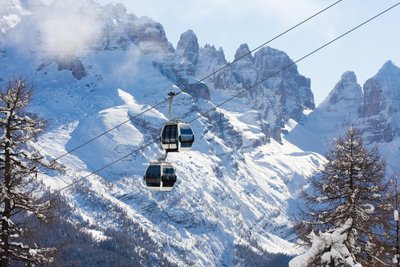  Ski resort Madonna di Campiglio. Italy