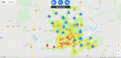 Oro taršą matuojantis dronas