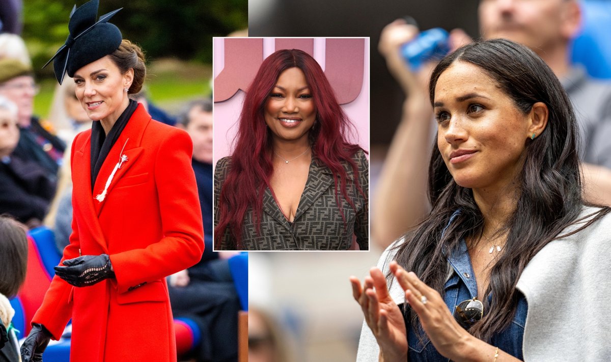 Kate Middleton,  Garcelle Beauvais ir Meghan Markle