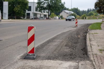 Remontuojama Liepkalnio gatvė