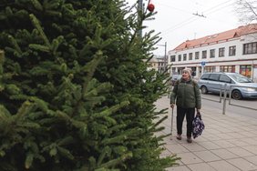 Kaunietės dovanotą eglutę kviečiama papuošti tūkstančiu žaisliukų