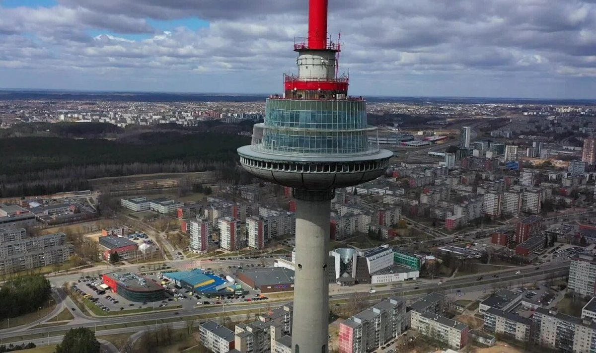Vilniaus TV bokštas keičia rūbą ir žeria naujienų lankytojams