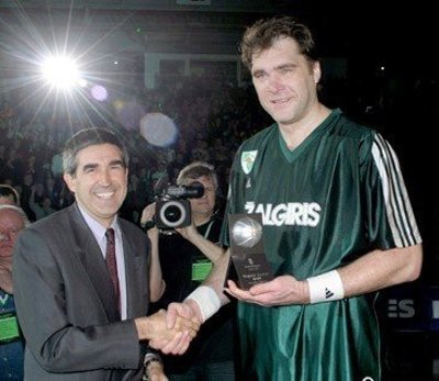 Jordi Bertomeu ir Arvydas Sabonis